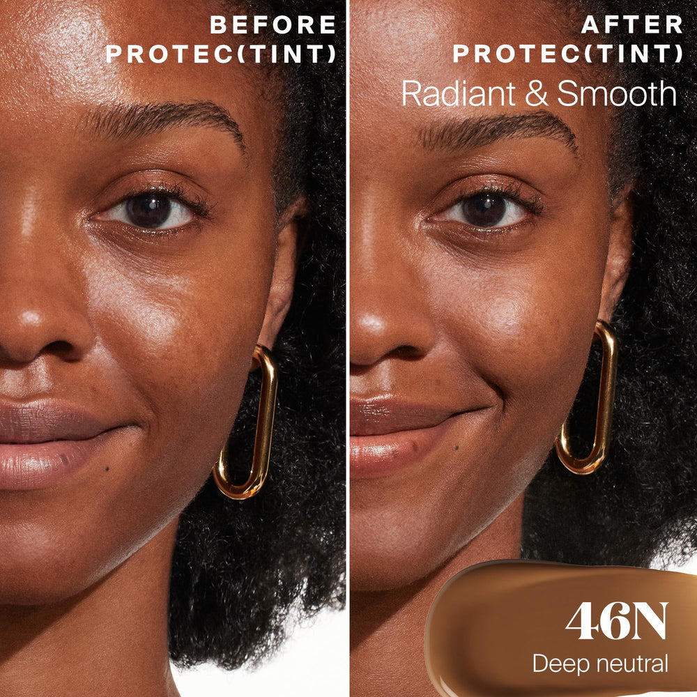 Protec(tint) natural finish for a seamless, makeup-free look