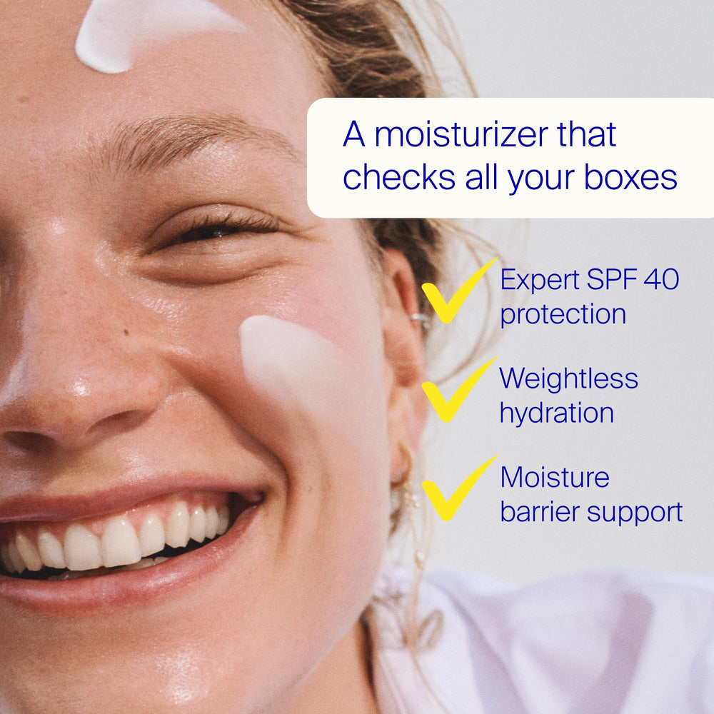 Applying Supergoop Triple Prep on hand demonstrates easy daily use.