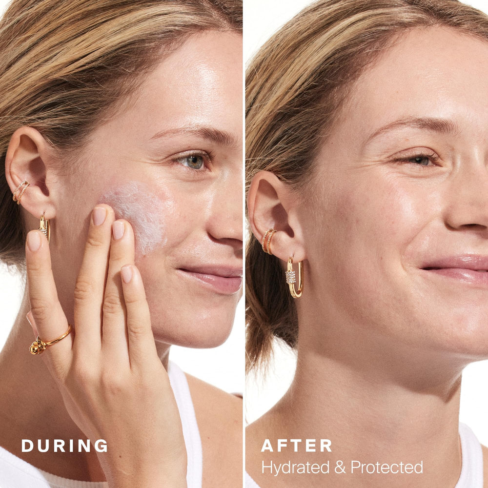 Morning routine with Triple Prep prepares skin for the day.