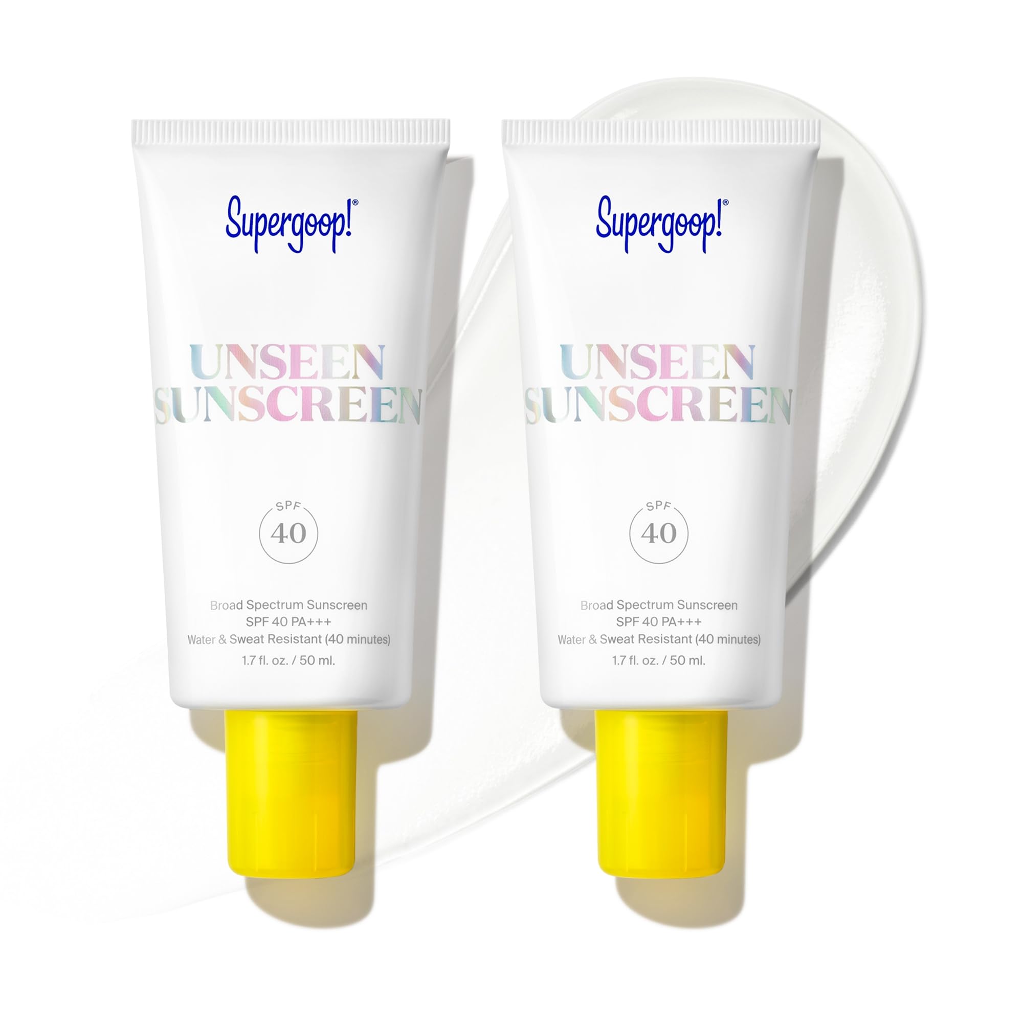 Supergoop! Unseen Sunscreen invisible finish leaves skin shine-free