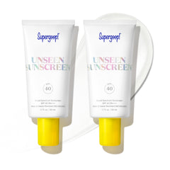 Supergoop! Unseen Sunscreen invisible finish leaves skin shine-free