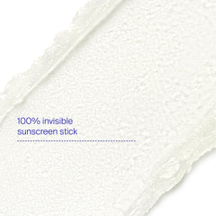 Supergoop Unseen Sunscreen Stick SPF 40 clear formula over makeup