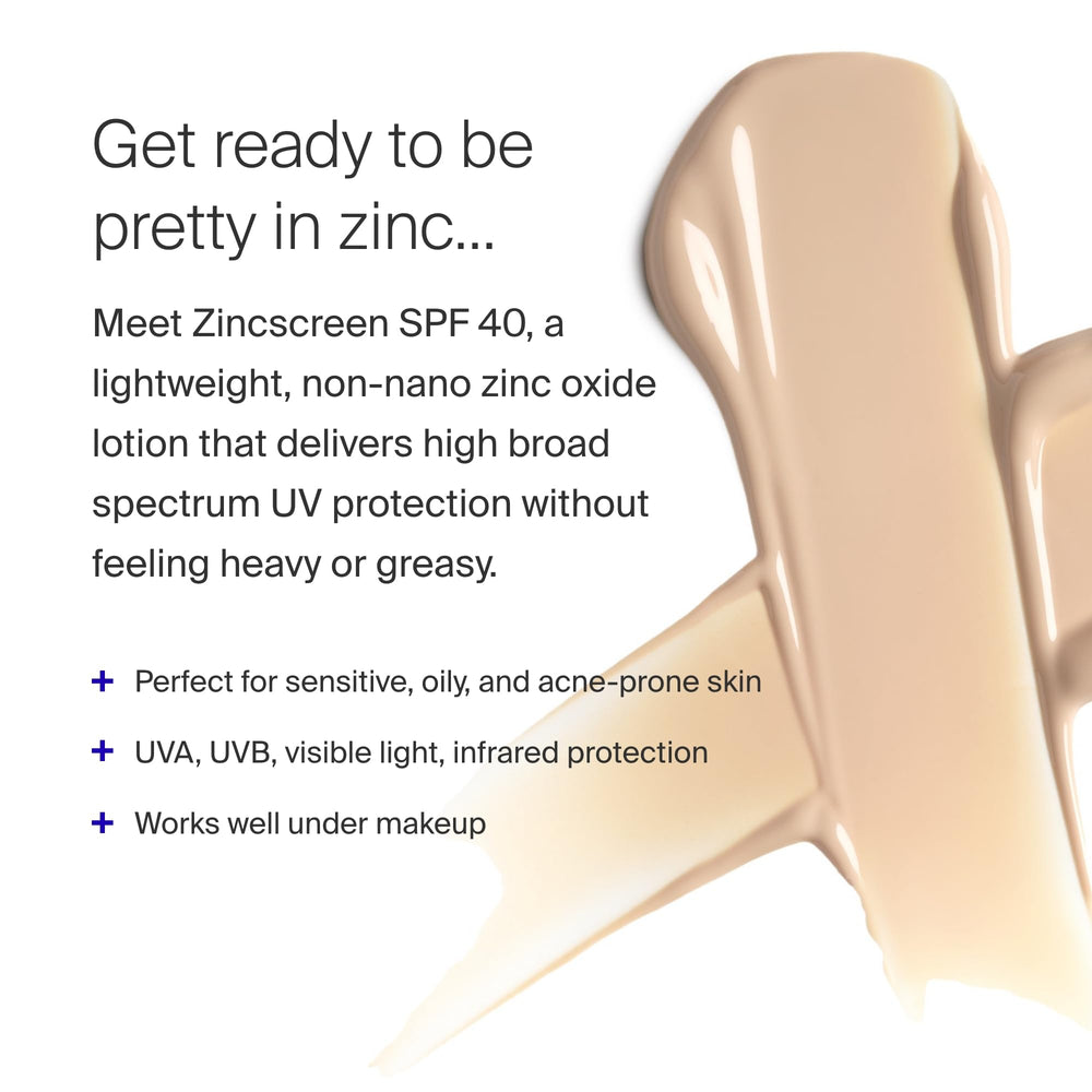 Close-up shows creamy, blendable Zincscreen texture for easy application.