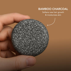 Superior Mane beard shampoo bar packaging with bamboo charcoal for detox cleansing