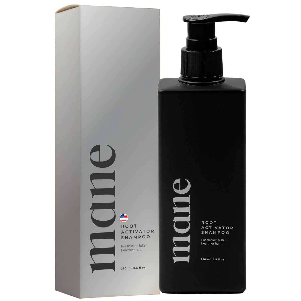 Superior Mane Root Activator Shampoo bottle for daily scalp cleansing and renewed vitality
