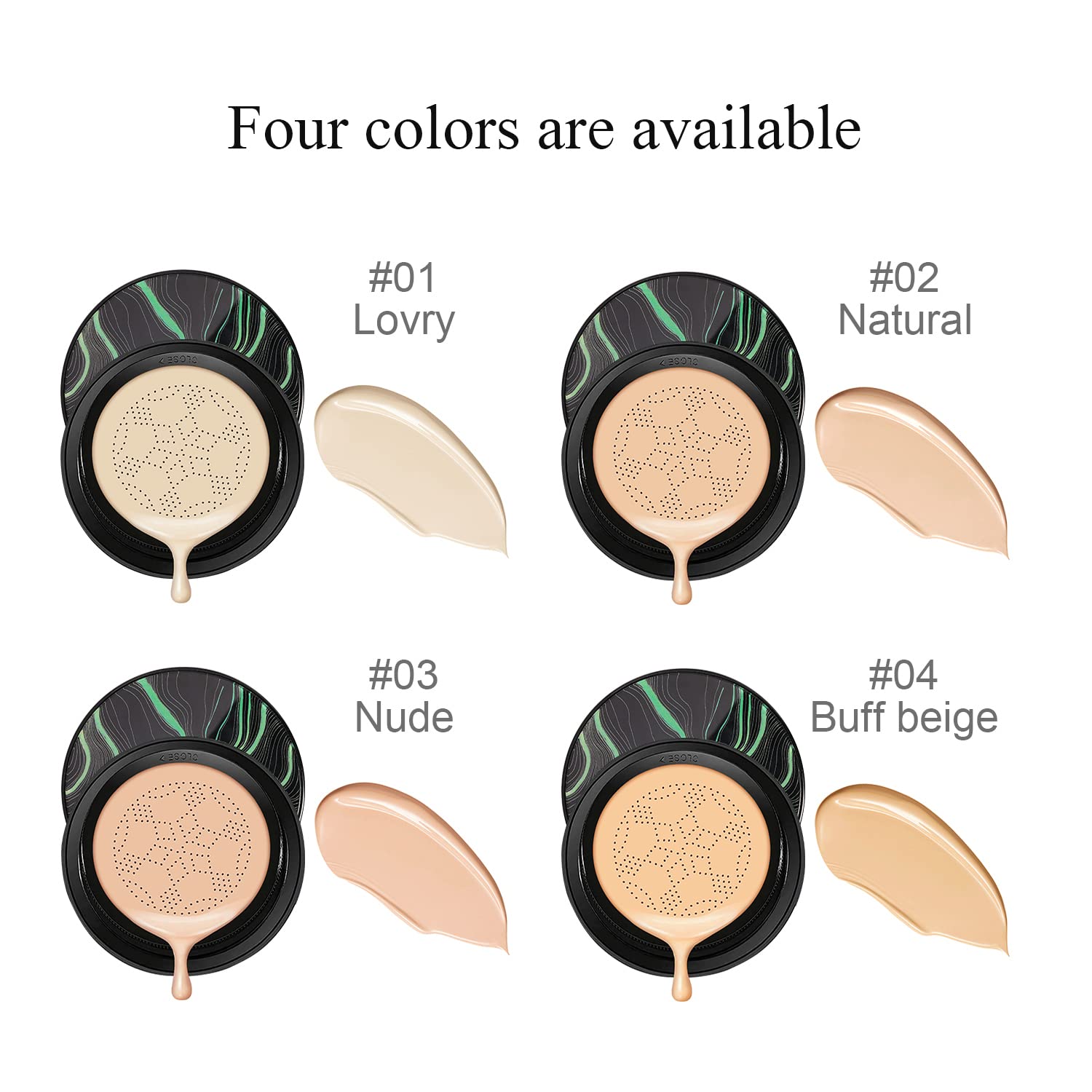 Tattoo coverage test with SuperThinker Air Cushion CC Cream