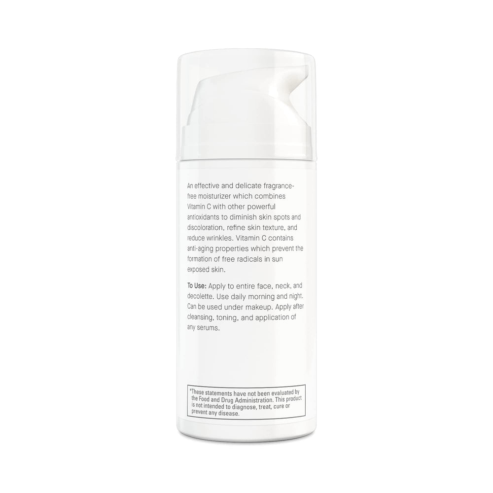 Packaging display of Supplement Spot Antioxidant C Moisturizer for easy selection