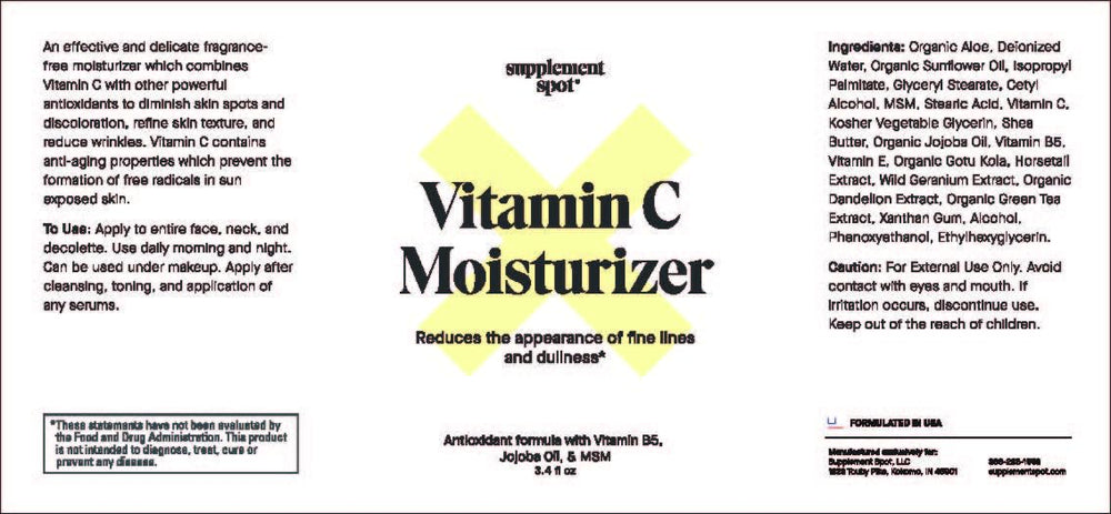 Supplement Spot Moisturizer paired with hydrating serums for enhanced glow