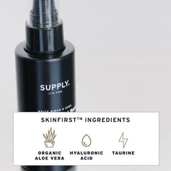 Close-up of serum texture showing light, non-greasy glide