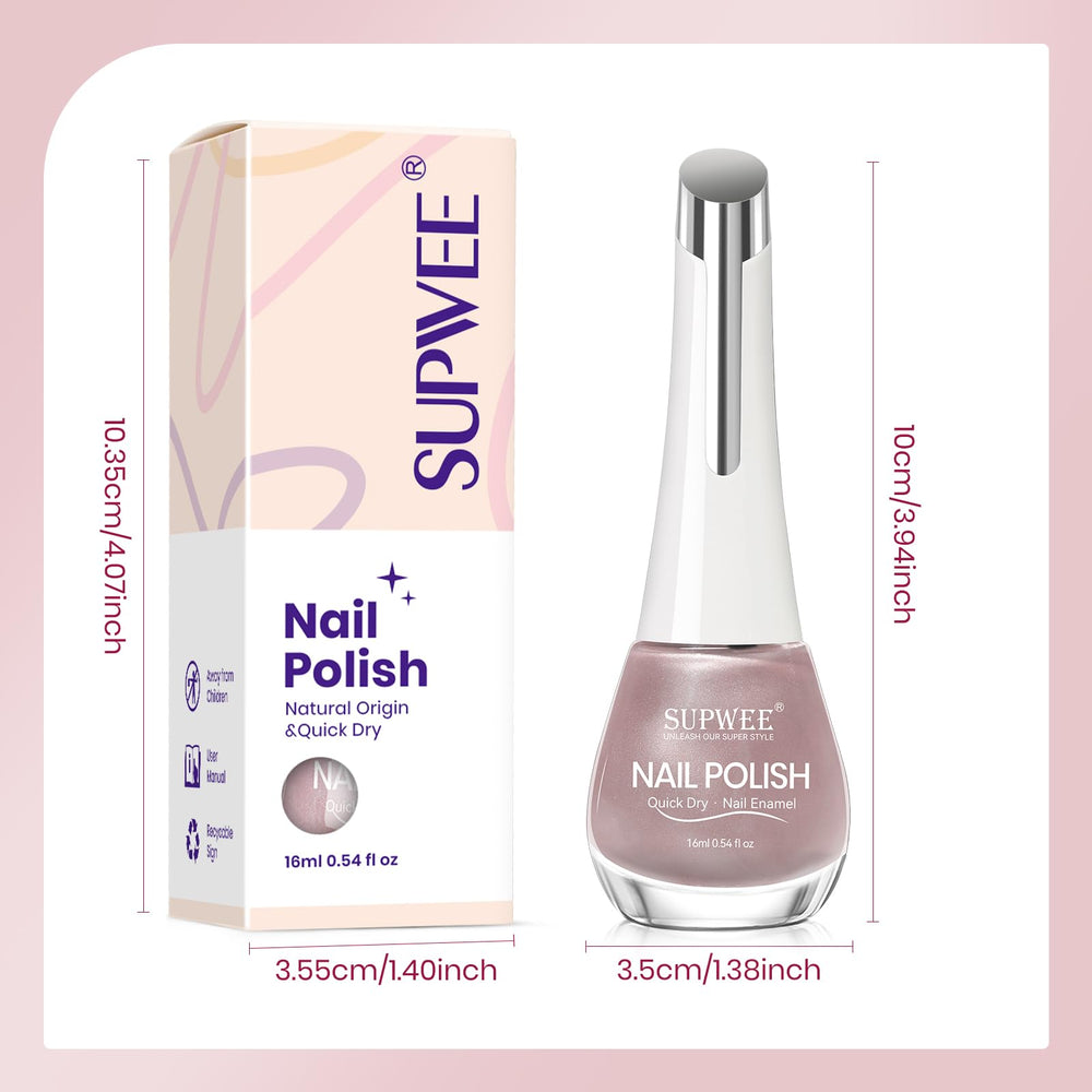 SUPWEE Nude Magnetic Nail Polish gift set for versatile looks.