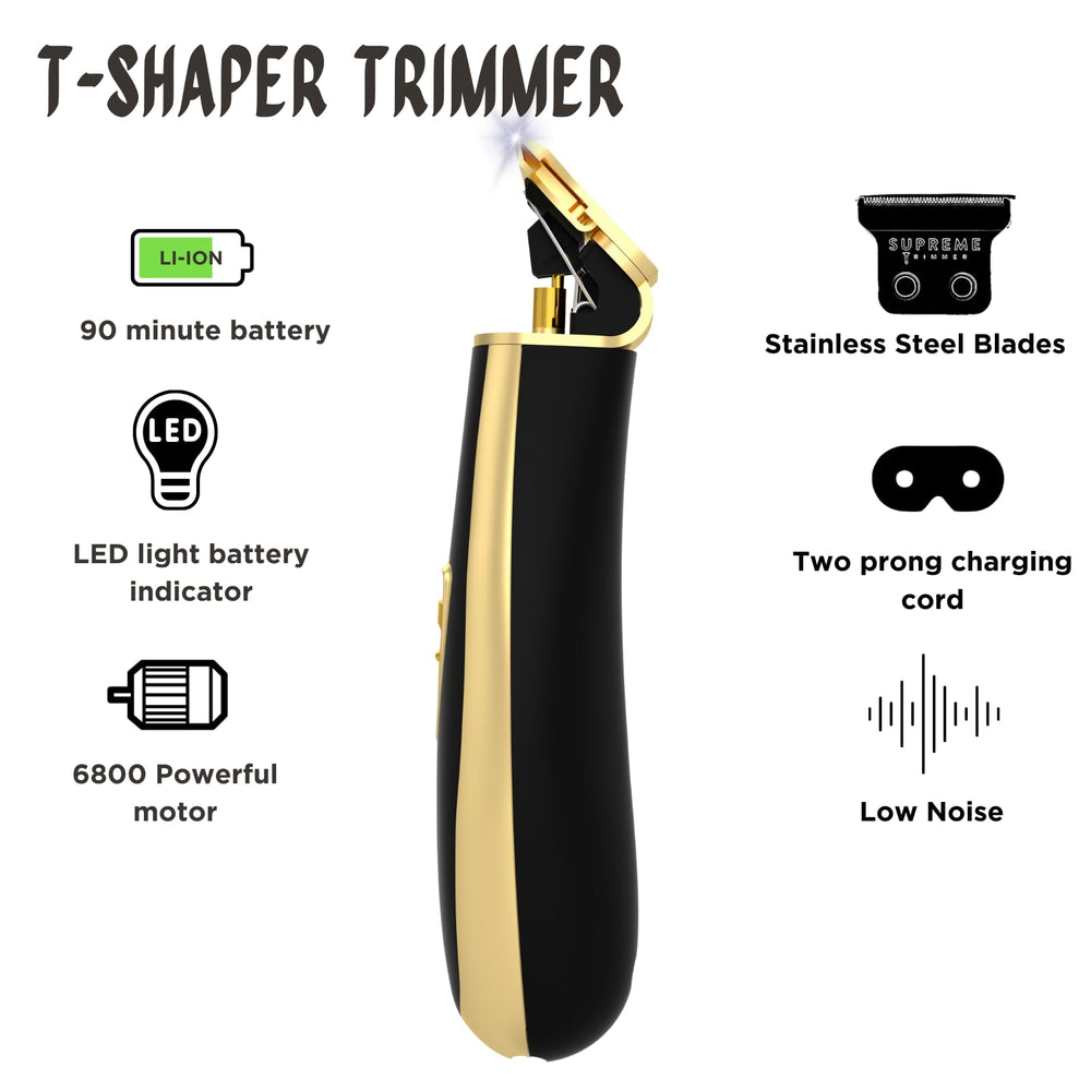 Supreme Trimmer T‑Shaper ST5210 side view showing slim grip for precision.