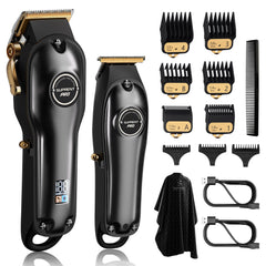 SUPRENT PRO cordless hair clippers with ergonomic grip for professional cuts