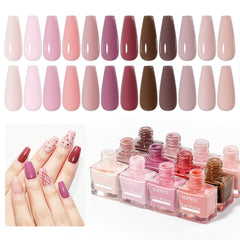SUPWEE 12 colors nail polish set shown for versatile manicure options