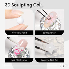 SUPWEE 3D Gel close-up shows mold-friendly texture for smooth carving.
