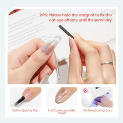 SUPWEE Aurora Silver Magnetic Stick enables precise cat-eye effects