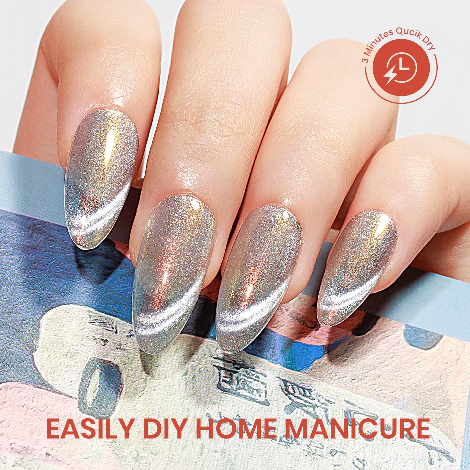SUPWEE Aurora Silver One-coat coverage delivers rich opacity