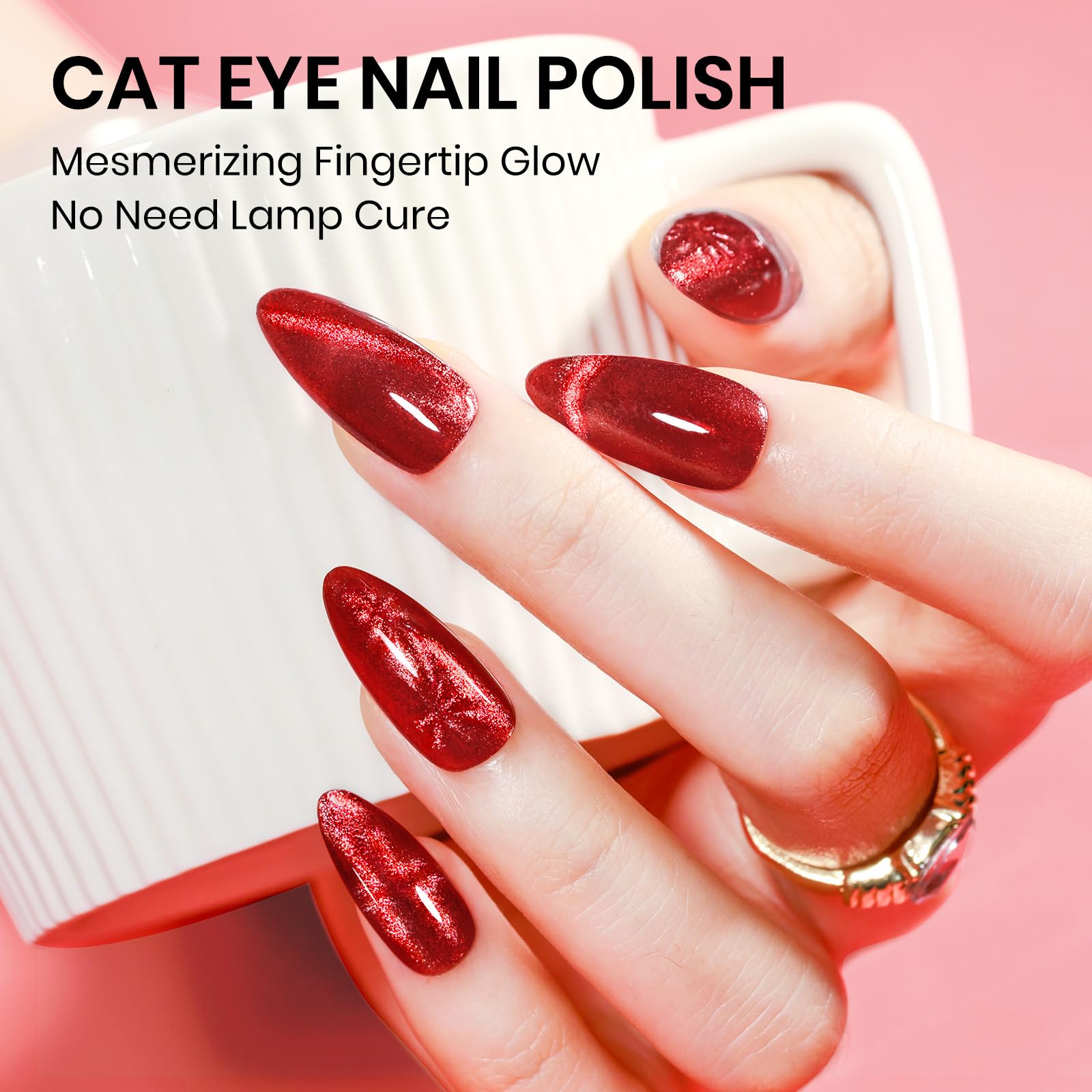 SUPWEE magnetic wand creates varying cat-eye designs.