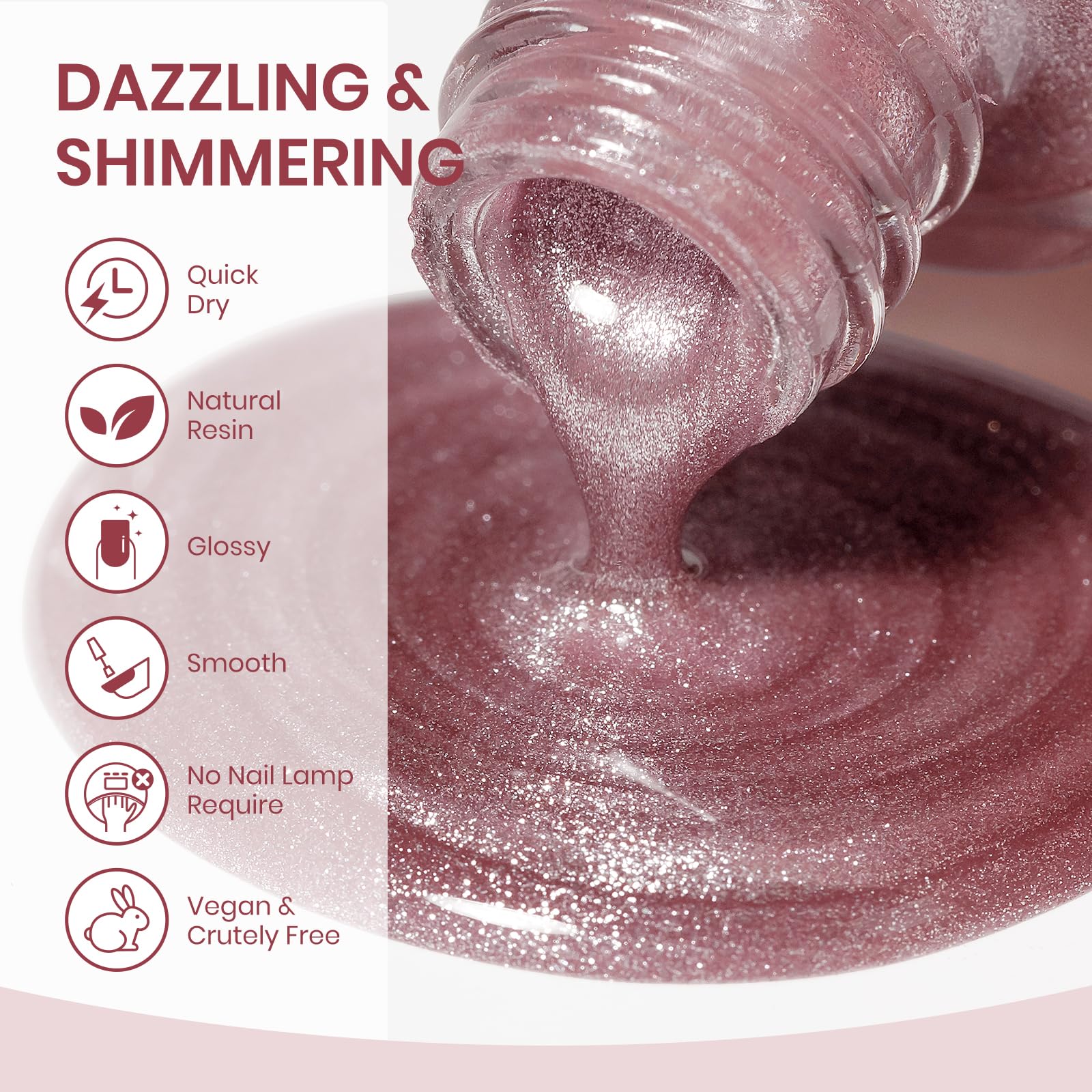 SUPWEE base and top coats recommended to protect color and extend wear.