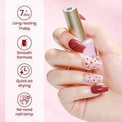SUPWEE beige shade nail polish for understated sophistication