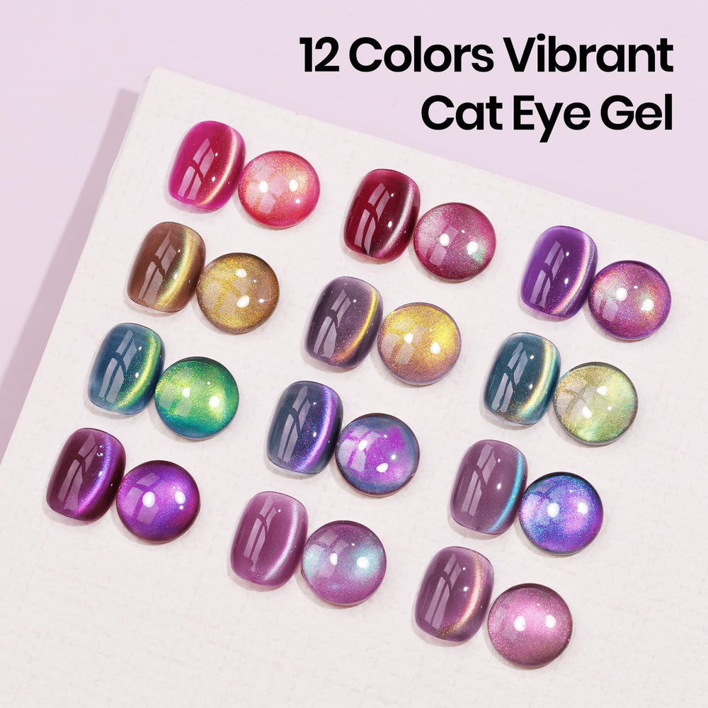 Supwee cat-eye magnet demonstrates dramatic shifts for professional-looking nails at home.