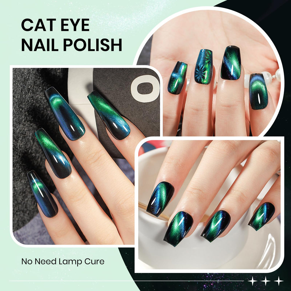 SUPWEE cat-eye manicure suits office, dinner, or vacation looks