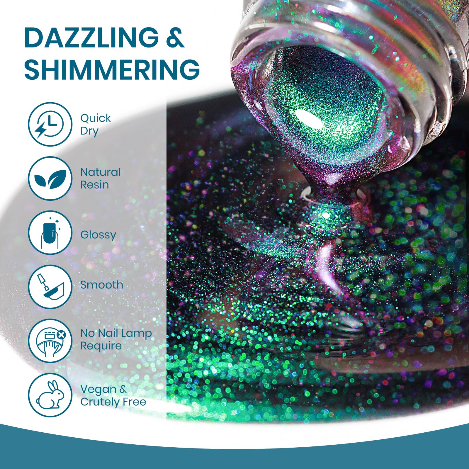 Air-dry timing for SUPWEE cat eye polish per layer