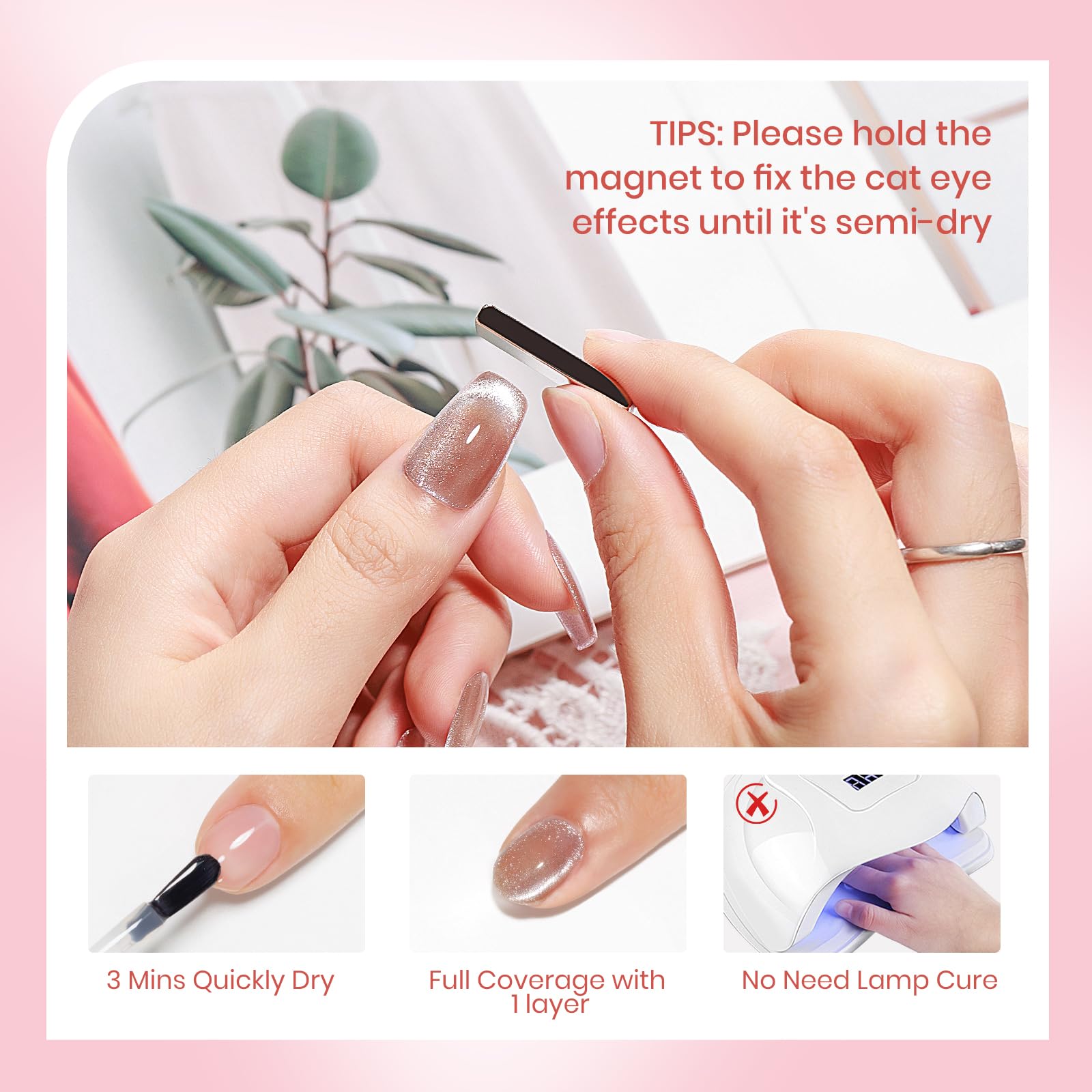 SUPWEE Magnetic wand enables sharp cat-eye effects