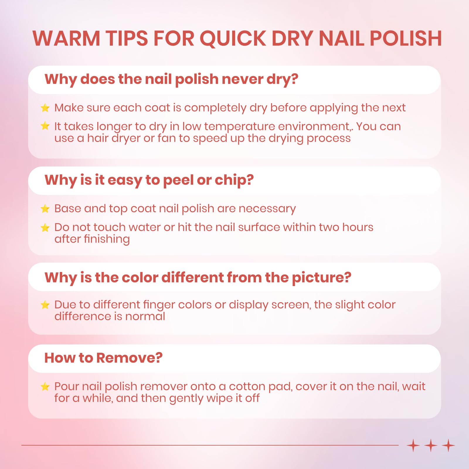 SUPWEE No-lamp quick-dry nail polish for at-home manicures