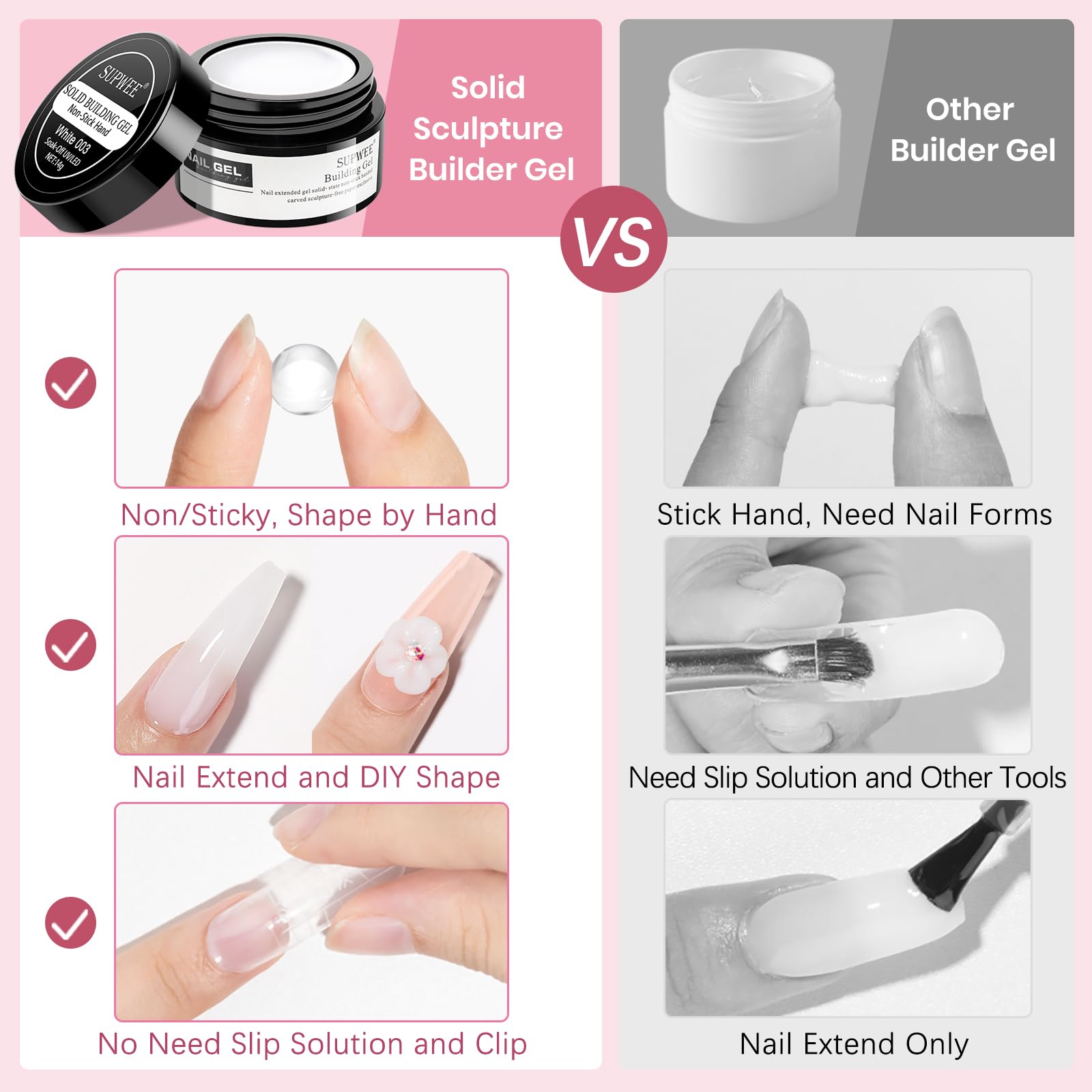 SUPWEE silver chrome powder adds bright metallic accents for designs.