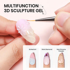 SUPWEE double-head brush for versatile nail designs.