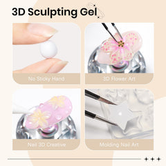SUPWEE dual-ended silicone pen for precise shaping and quick patterning