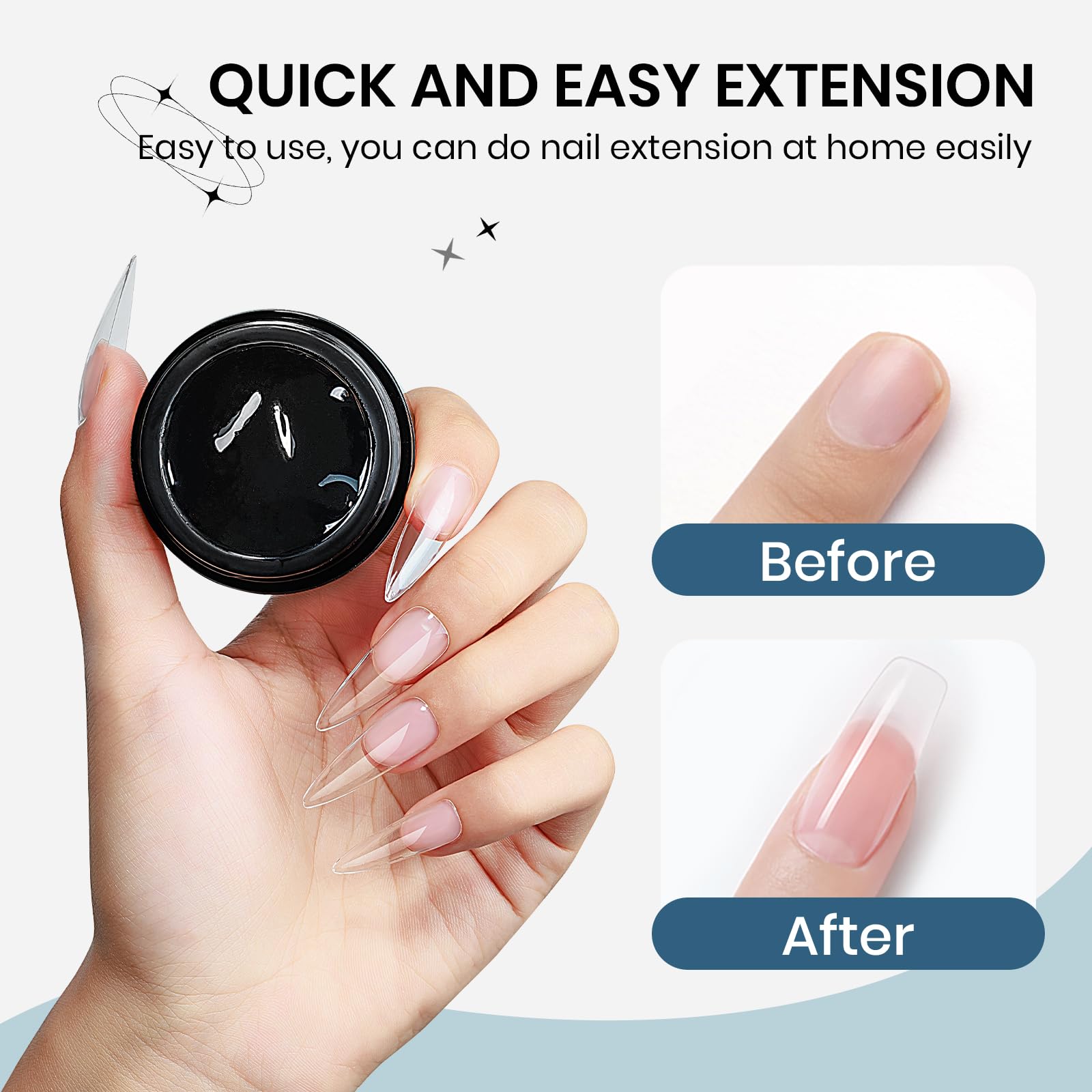 SUPWEE dual forms help shape nails smoothly at home