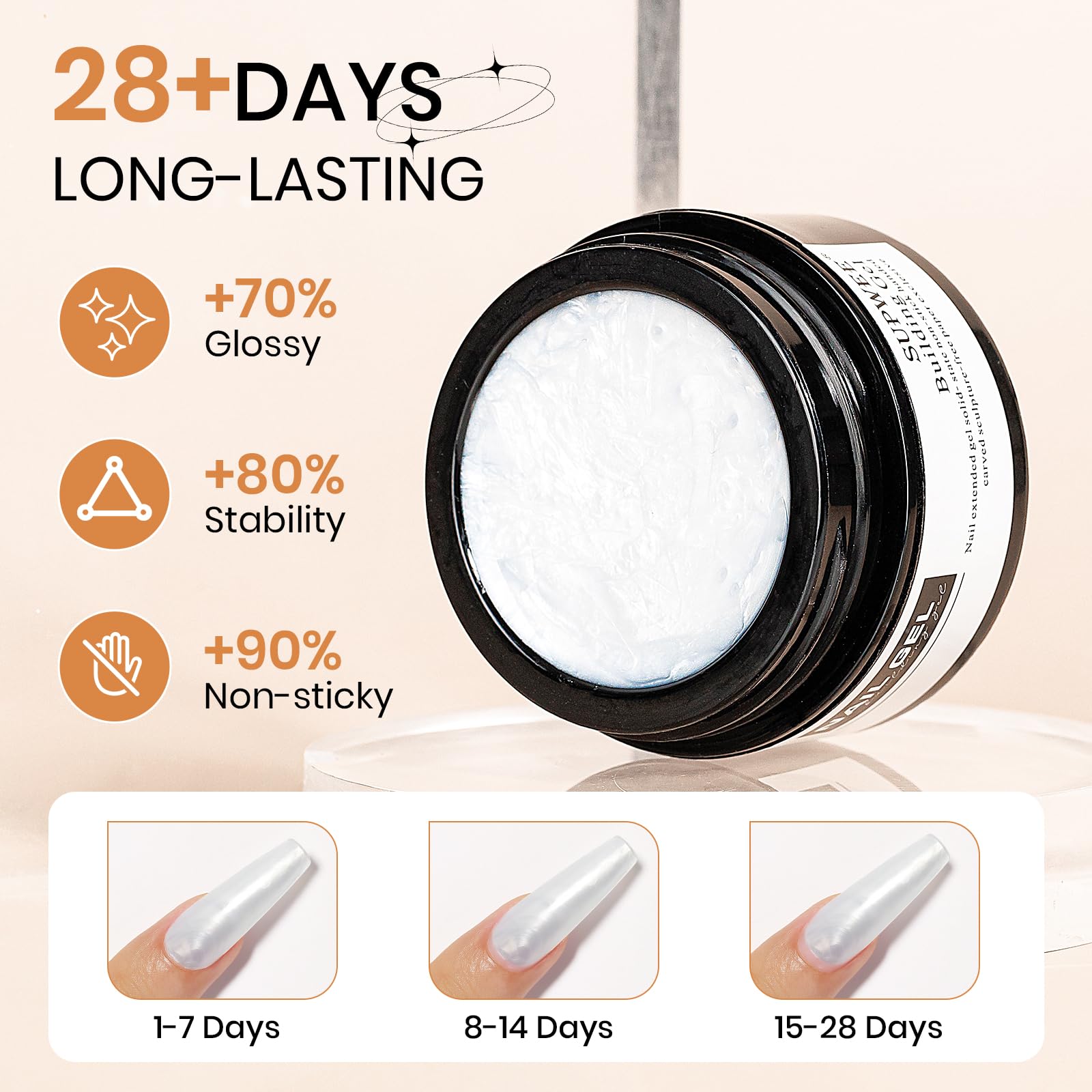SUPWEE extend molds set for varied 3D nail patterns.