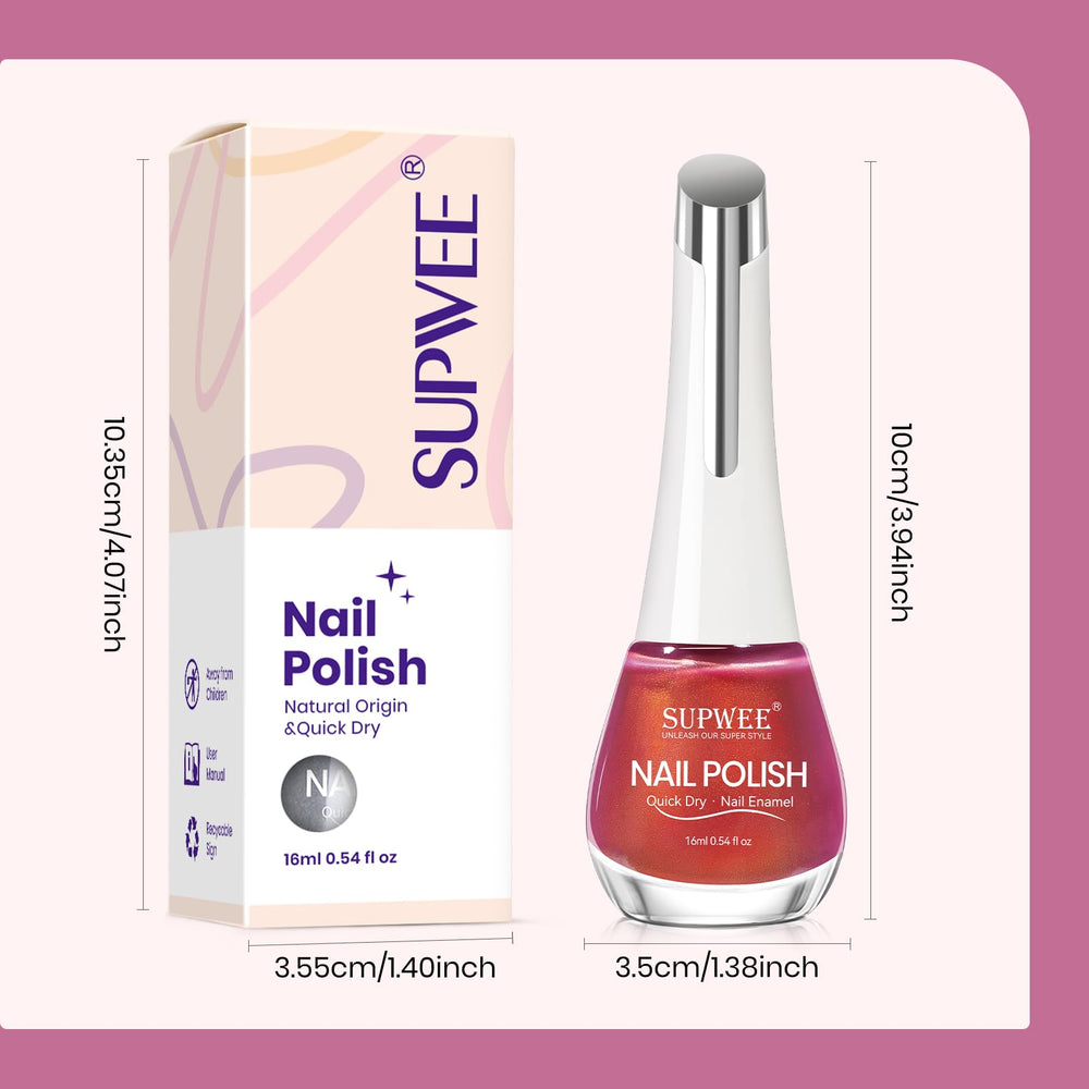 SUPWEE 16ml bottle supports multiple cat-eye nail art sessions
