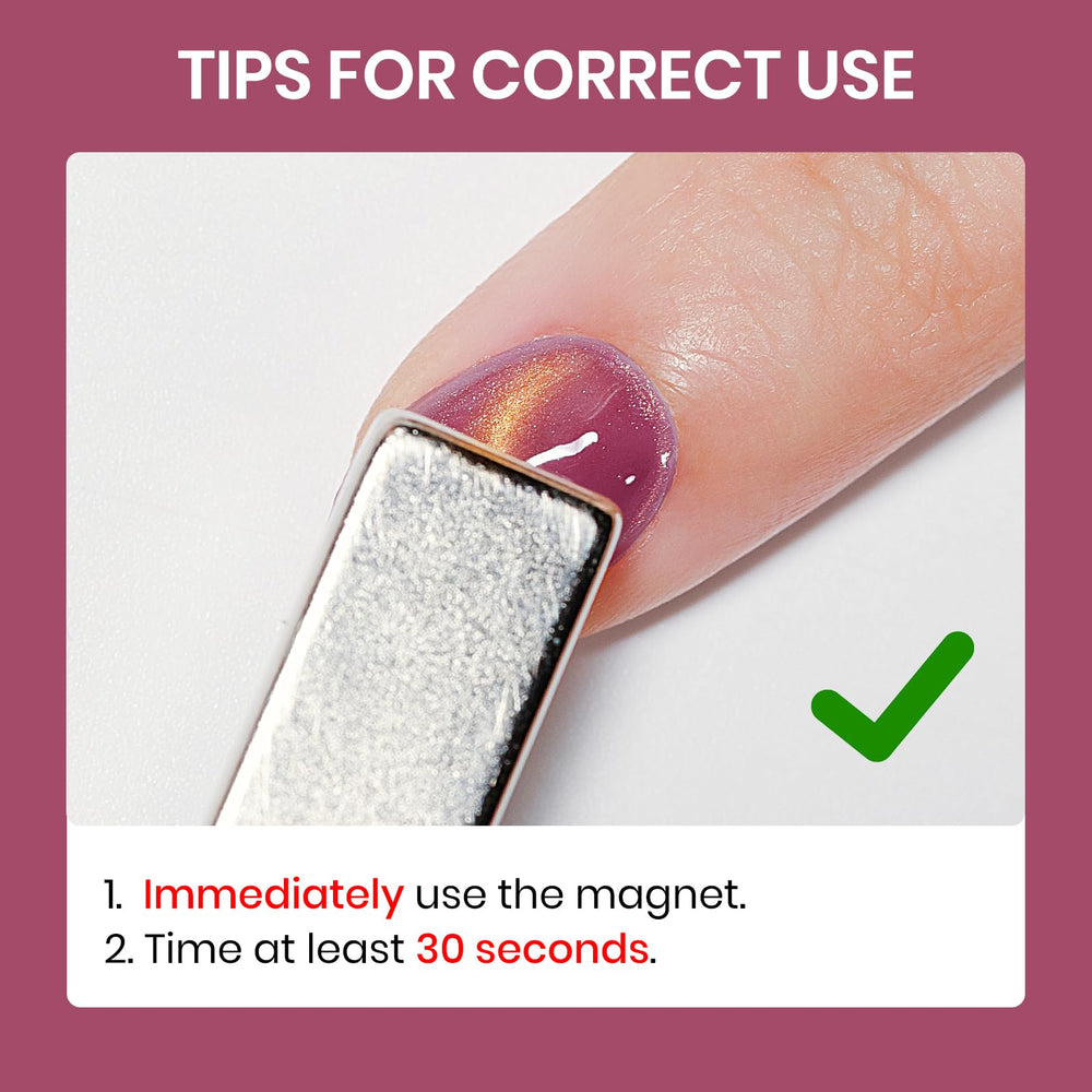 SUPWEE magnetic stick used to shape cat-eye look