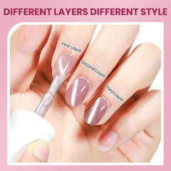 SUPWEE magnetic stick creates precise cat-eye shimmer for dramatic designs