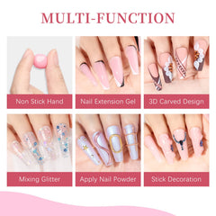 SUPWEE Nail extend mold 36-piece set for consistent designs.