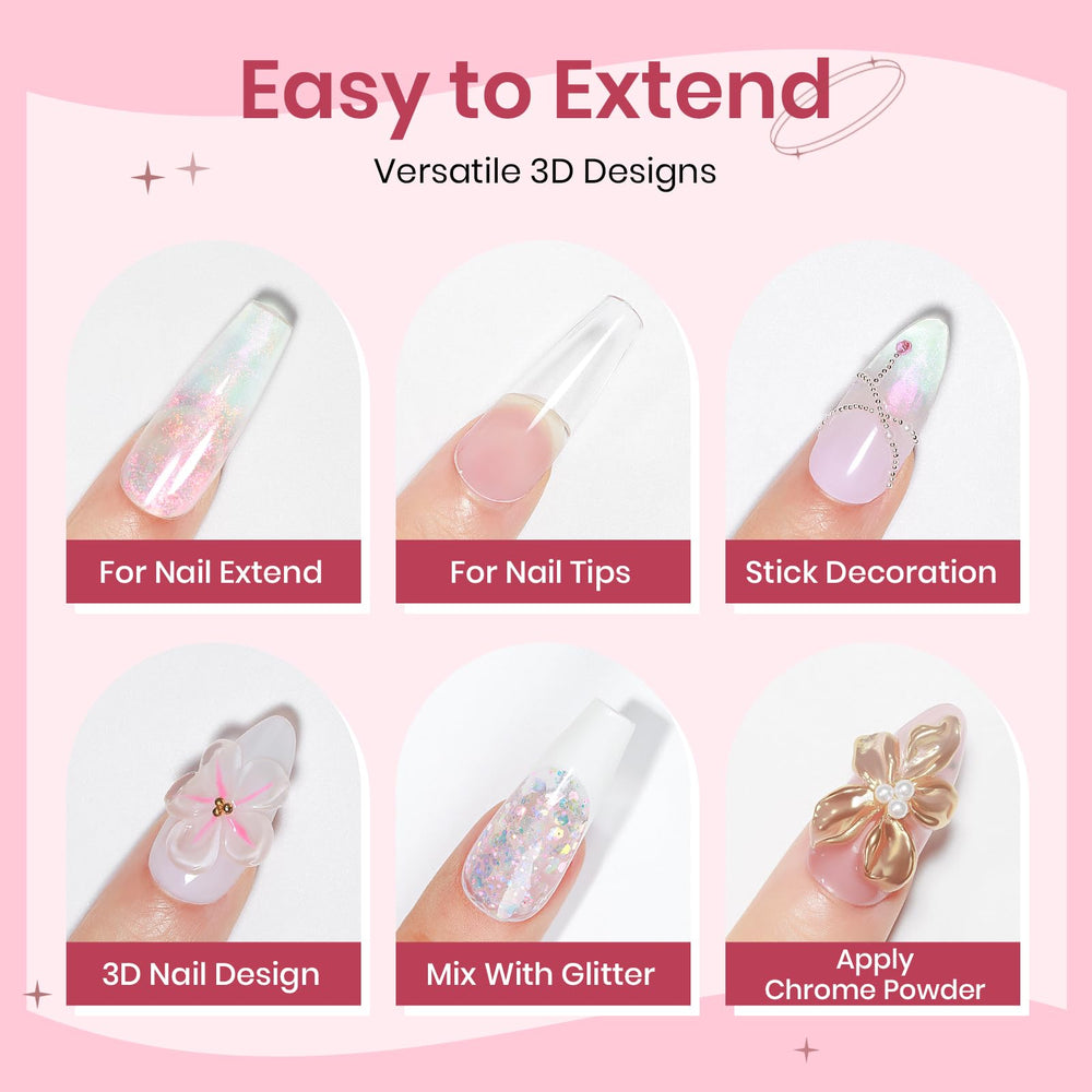 SUPWEE nail-extension gel application brush enables easy at-home use.
