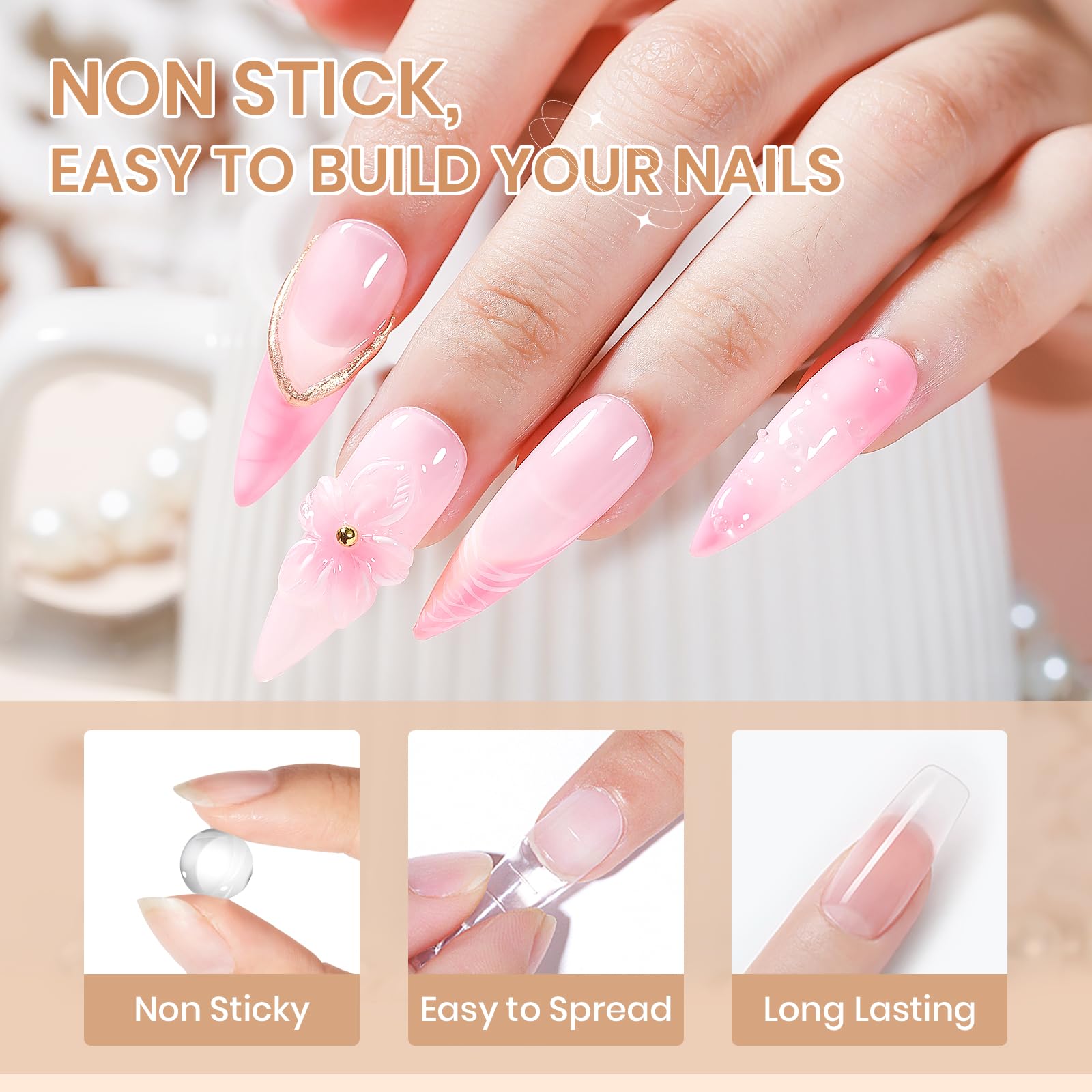SUPWEE nail file included for precise shaping and smoothing.