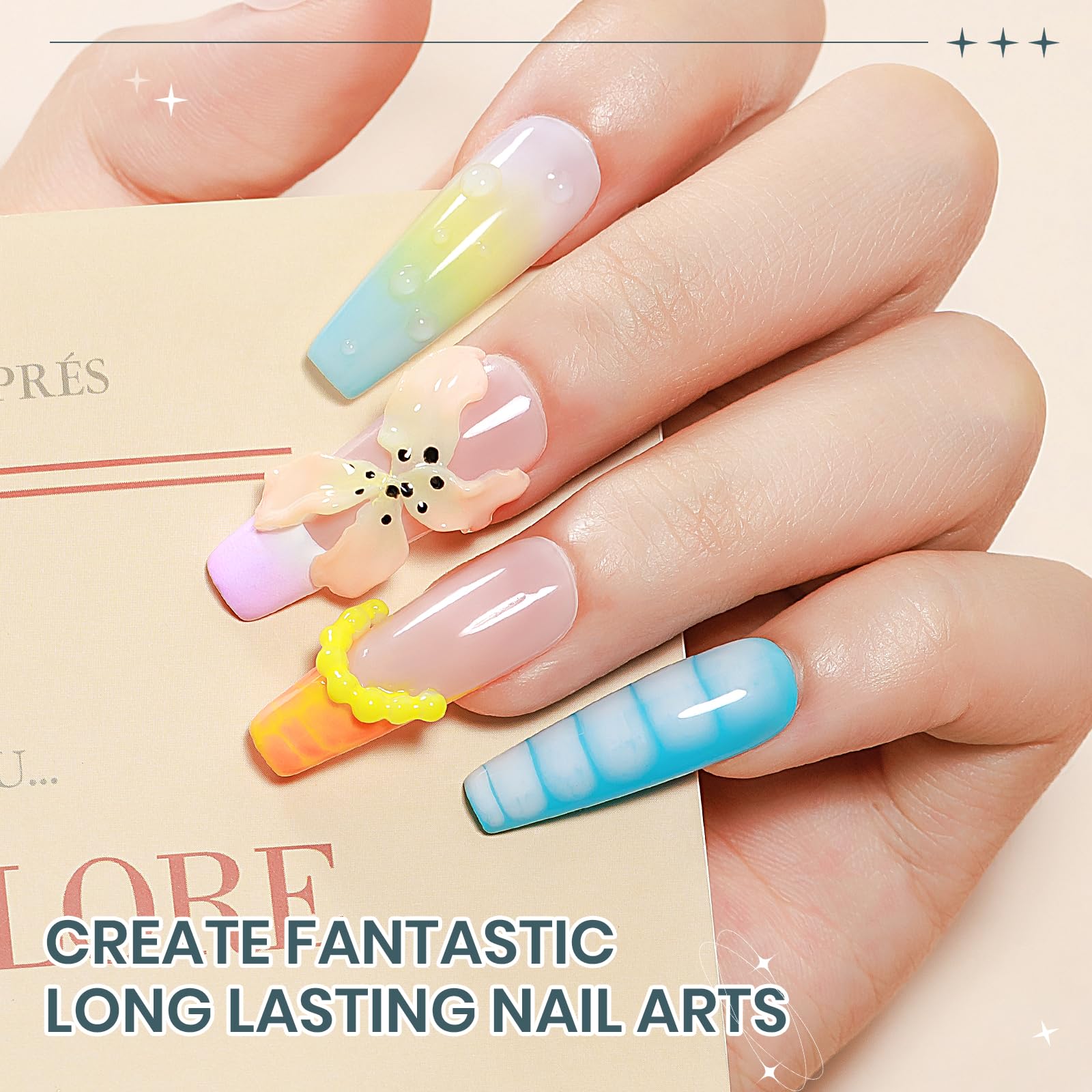 SUPWEE Nail File for shaping and refining extensions.
