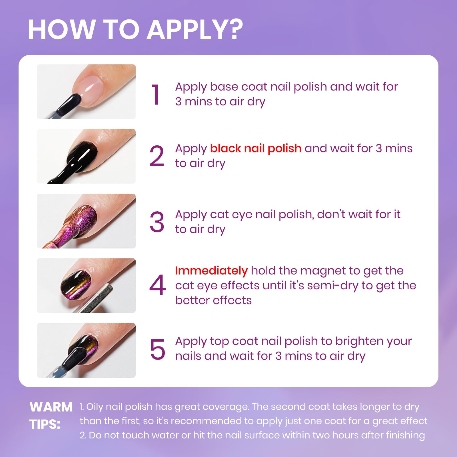 SUPWEE nail polish removal using cotton pad for gentle cleanup