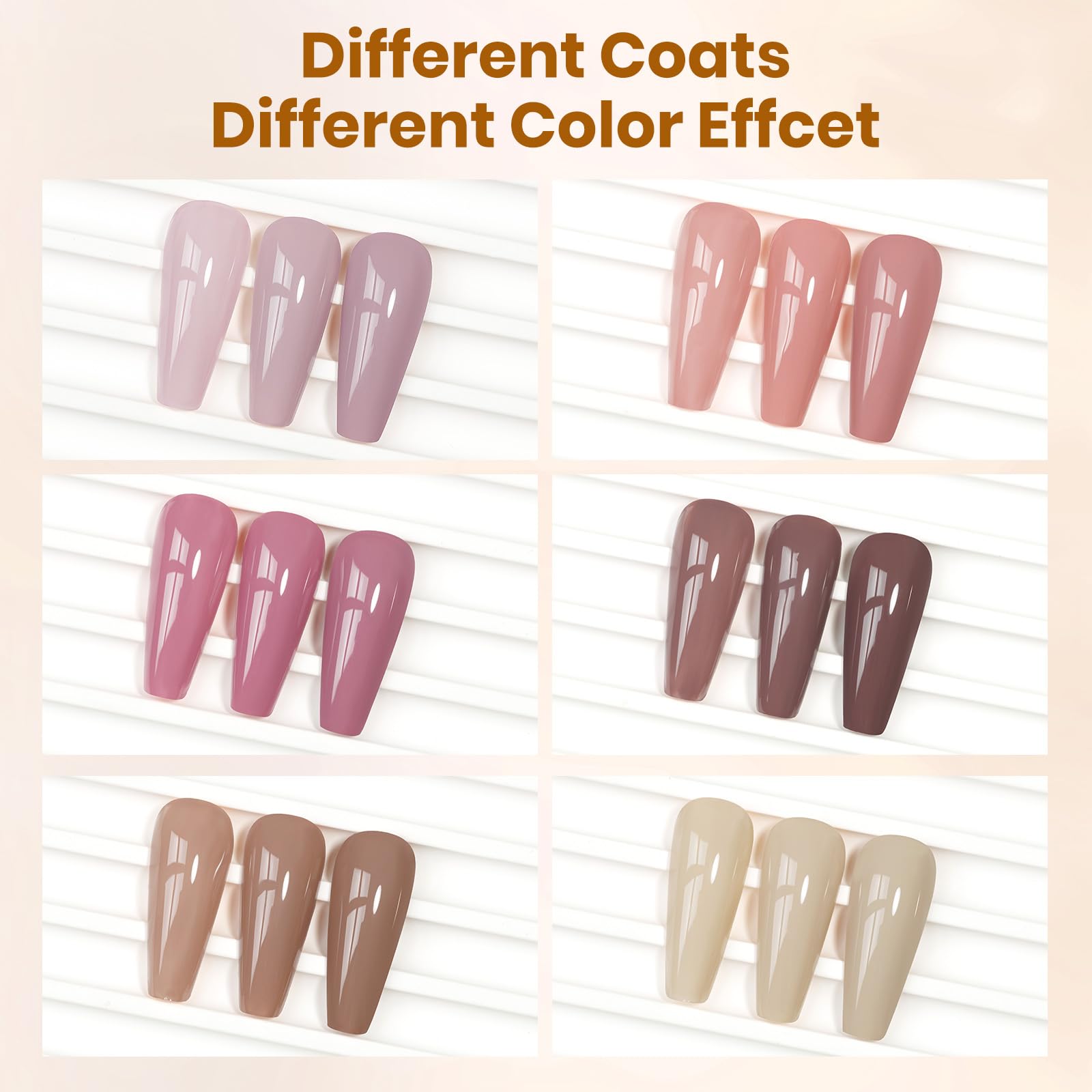 SUPWEE swatches show versatile neutral shades for everyday or special occasions.
