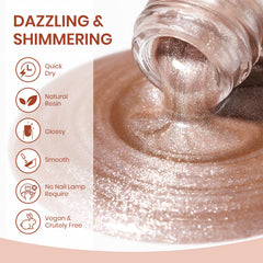 SUPWEE Nude Cat Eye Polish magnet stick demonstrates dramatic cat-eye effect.