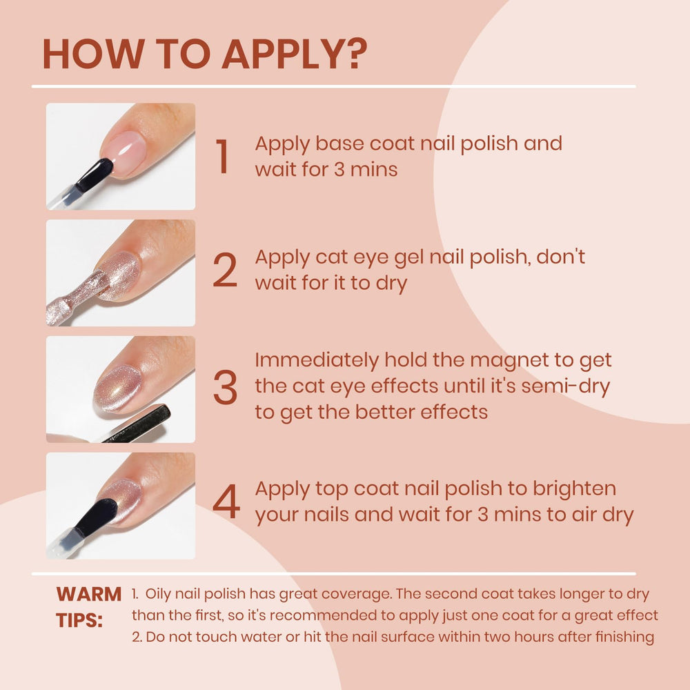 Oil-based formula supports longer wear with proper drying.