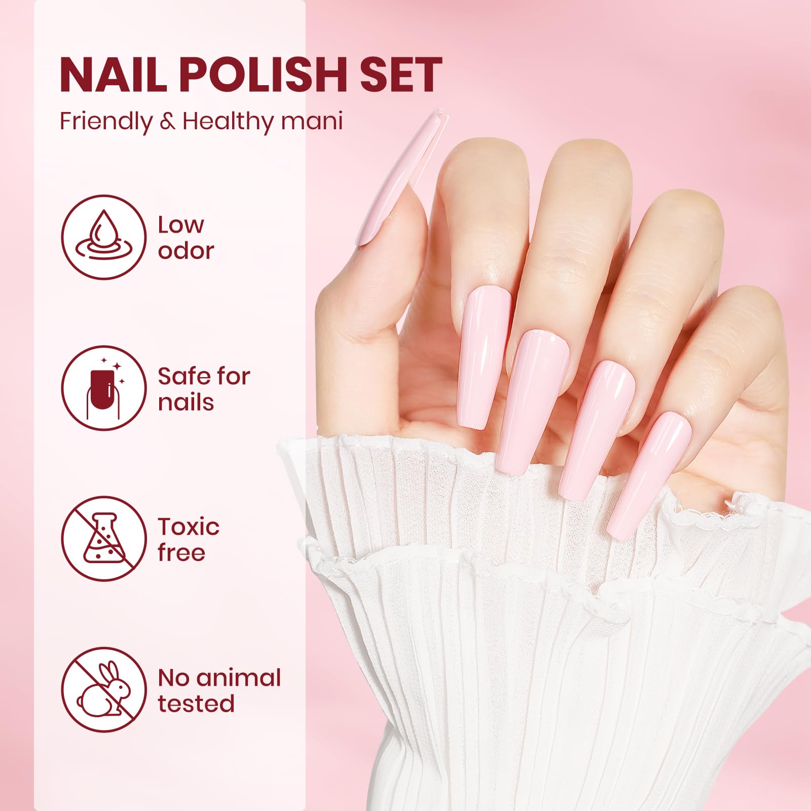 Supwee Winter-neutral collection bottle for chic, cool-toned nails.