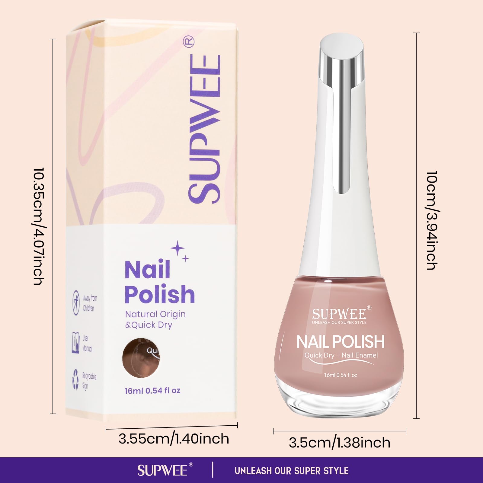 SUPWEE Nude Quick Dry gift-packaging makes a thoughtful present.