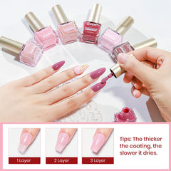 SUPWEE pink shade nail polish for chic everyday looks