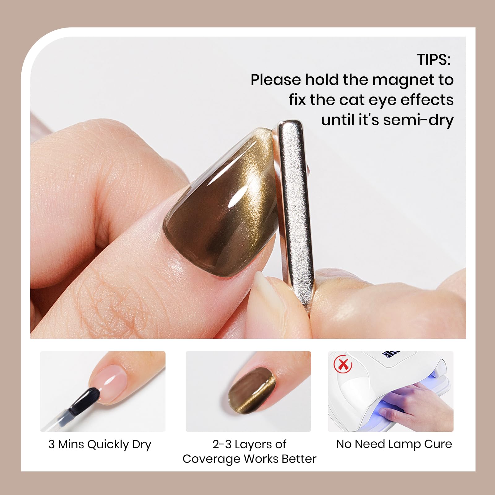 SUPWEE quick-dry nail polish drying within minutes without lamp