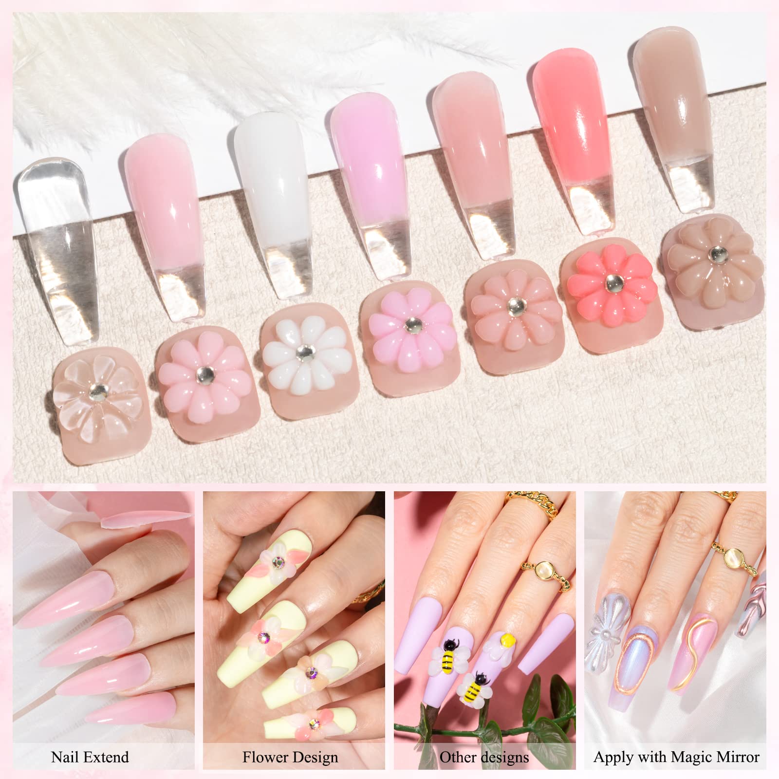 SUPWEE seven-color 14g pack ideal for versatile nail art.