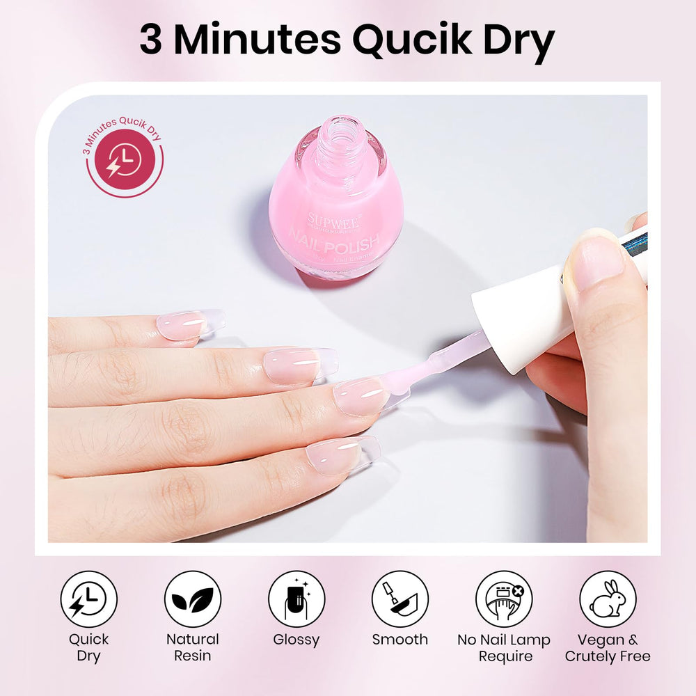 Nails look more even and glossy after SUPWEE use